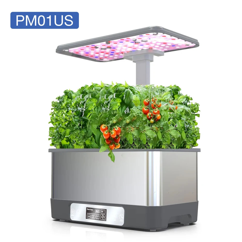Gardening Box Hydroponics Planter Growing System with LED Grow Light Gardening Planter
