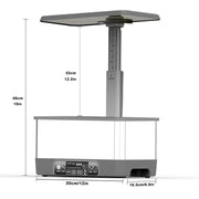 Smart Indoor Hydroponic Garden with LED Grow Light