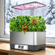 Smart Indoor Hydroponic Garden with LED Grow Light