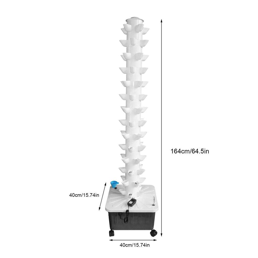 Hydroponics Tower Growing System, 14-Layer 70 Slots