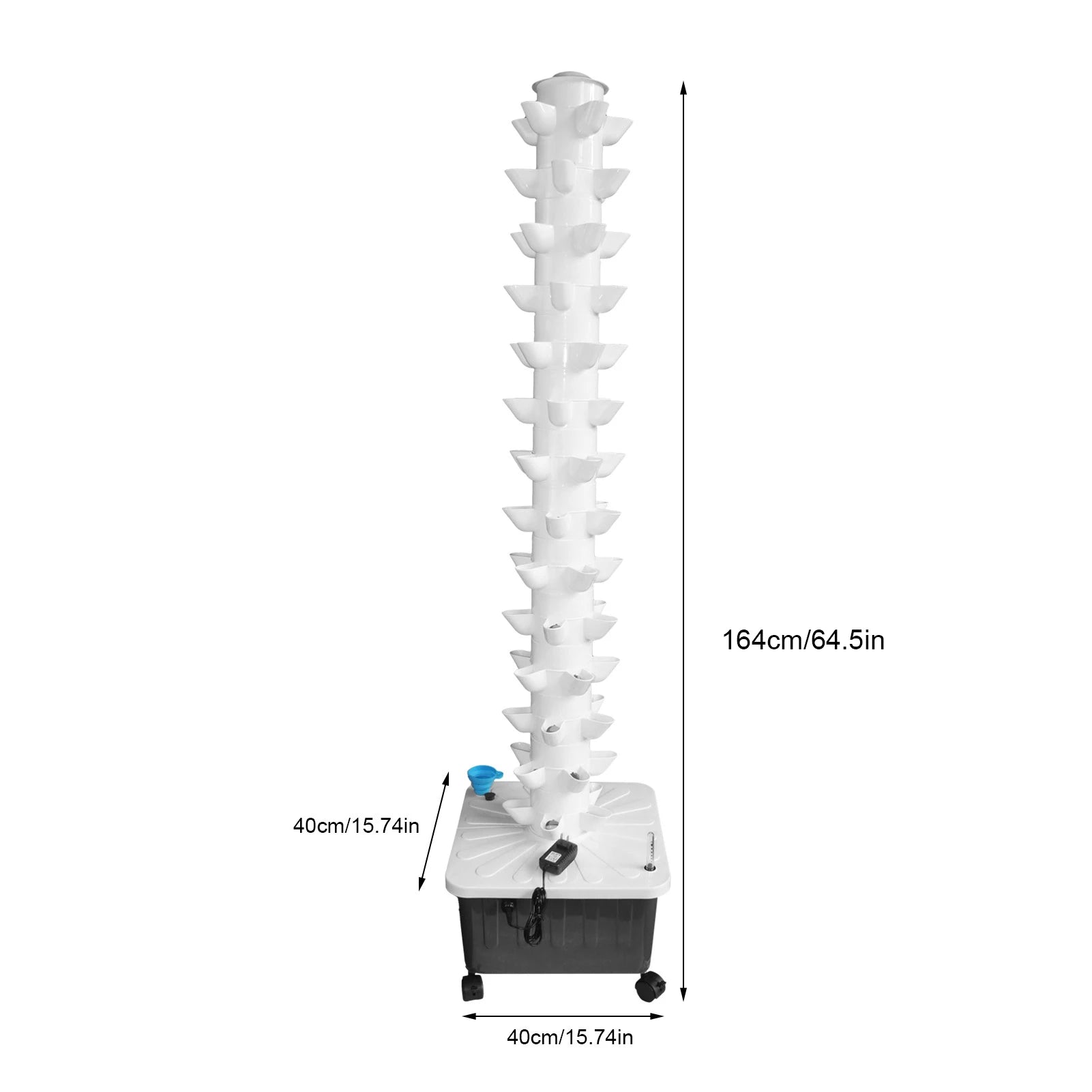 Hydroponics Tower Growing System, 14-Layer 70 Slots